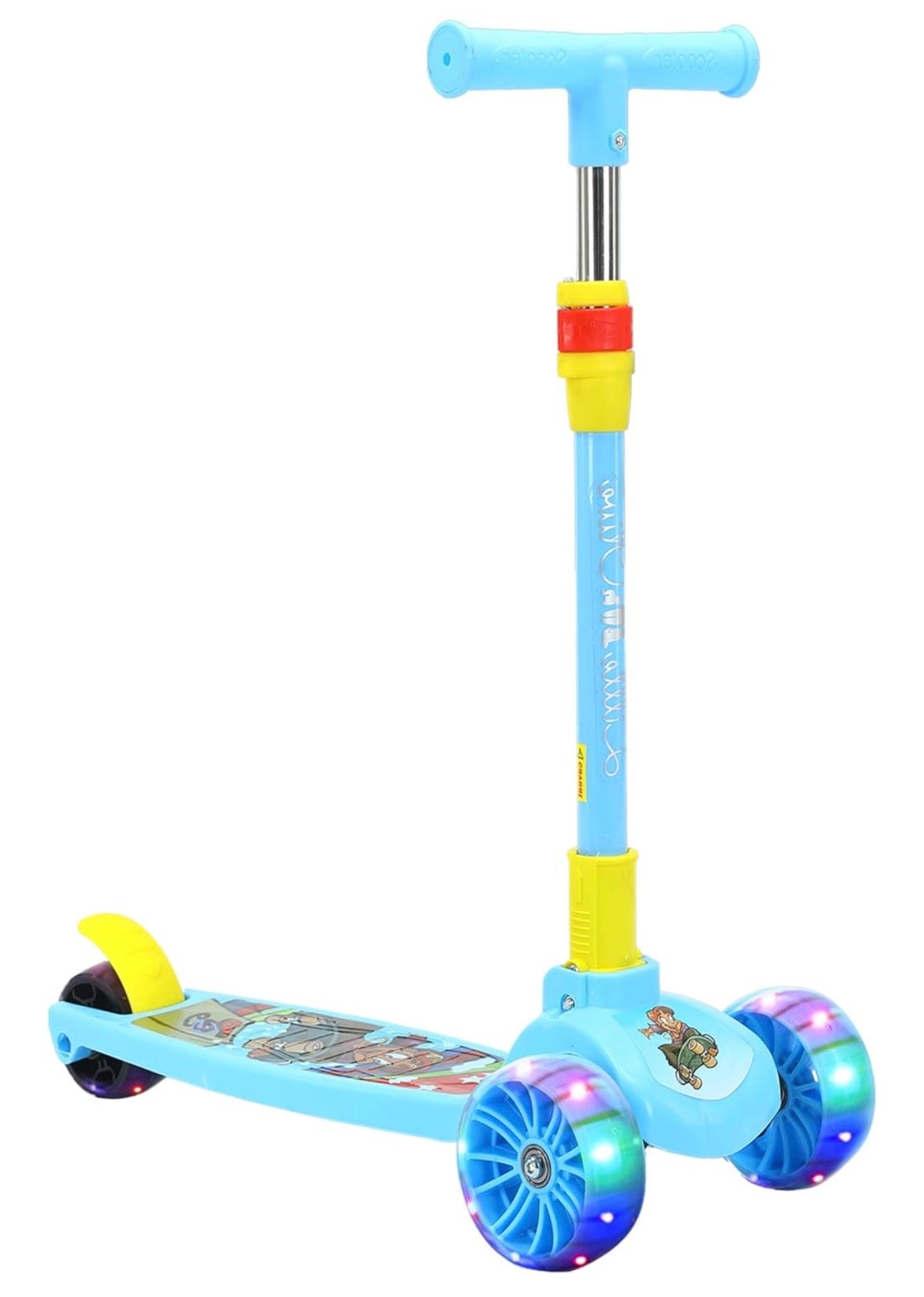 Kids 3-Wheel Kick Scooter | Foldable, Adjustable & Smooth Ride