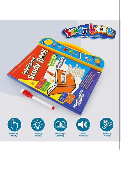 E Book For Kids- Interactive Learning With Clear Voice & Touch Sensor