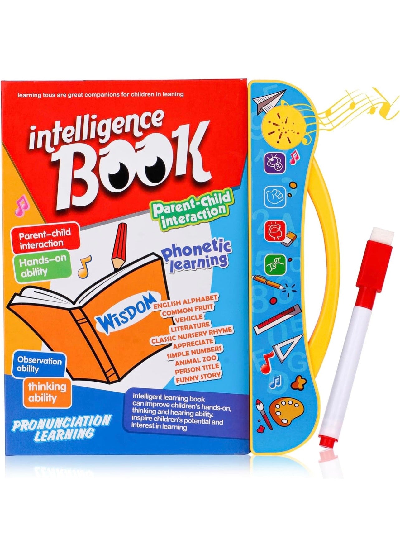 E Book For Kids- Interactive Learning With Clear Voice & Touch Sensor