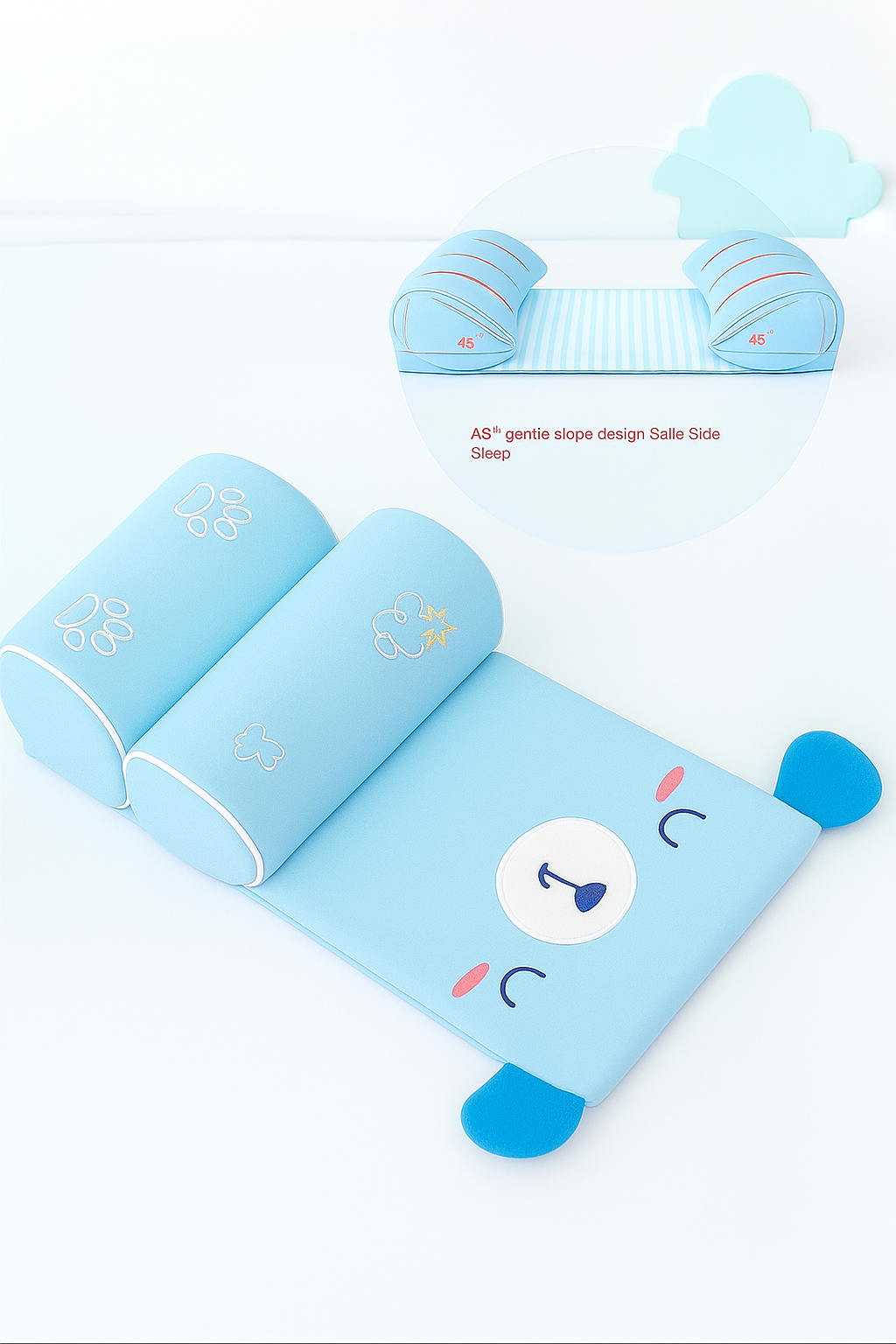 SnapNook Gentle Slope Baby Head Shaping Pillow