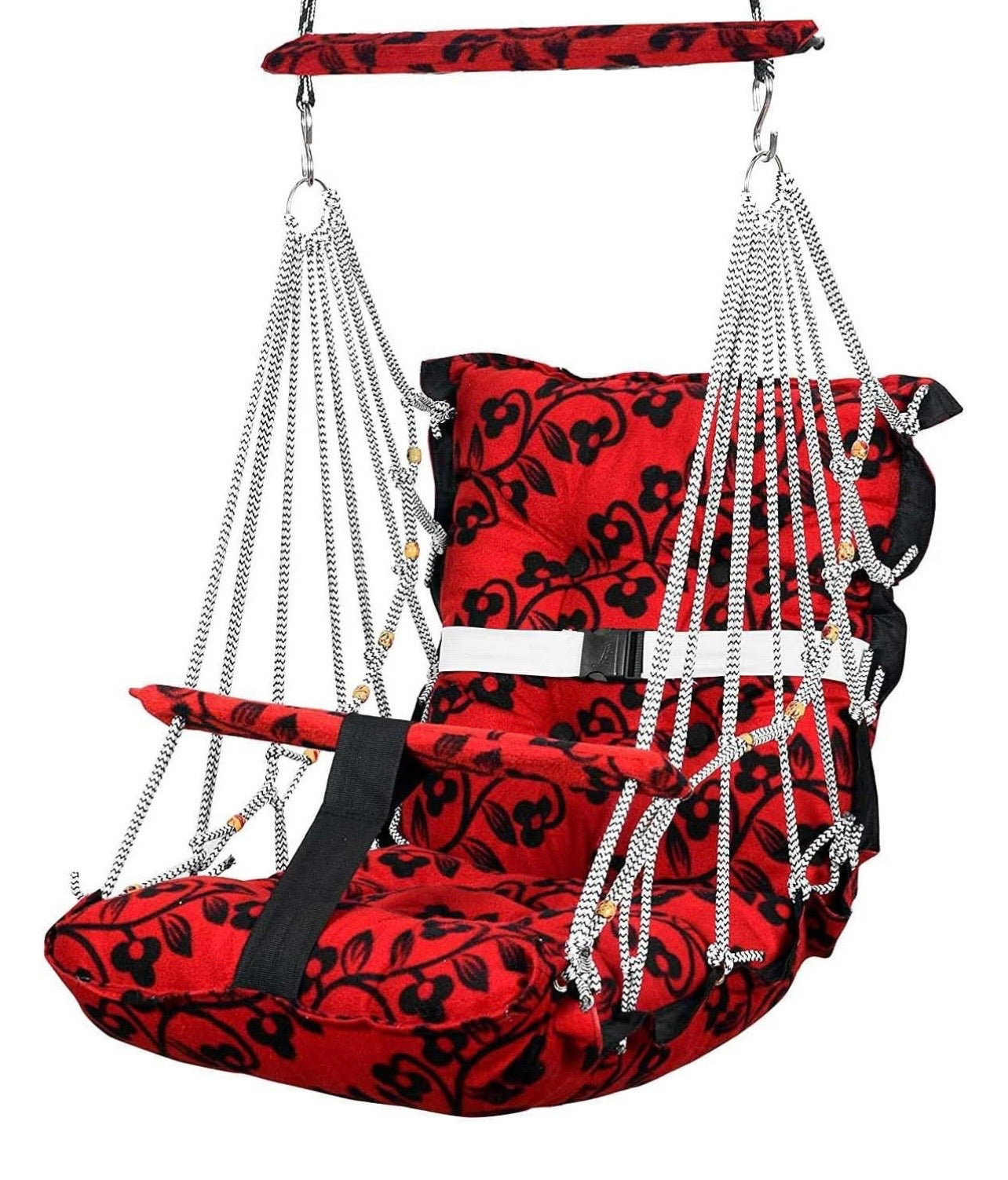 Baby Foldable Cotton Swing Chair with Safety Belt (0-6 Years)