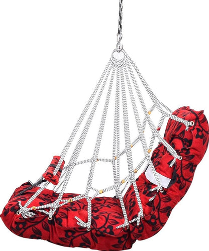 Baby Foldable Cotton Swing Chair with Safety Belt (0-6 Years)